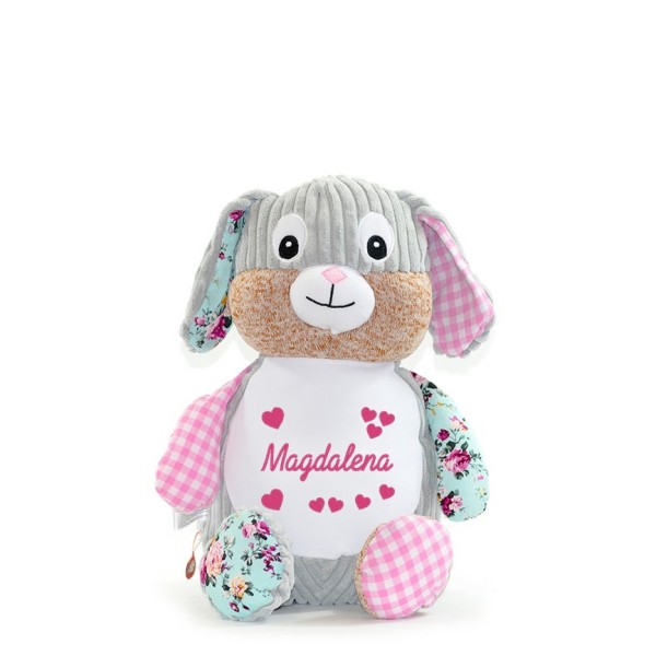 Hase Stofftier bestickt mit Namen